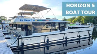 Tour of Le Boat's Horizon 5 - Five en-suite cabins