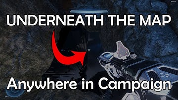 Halo Infinite Campaign - Get under the map nearly everywhere [TUTORIAL]