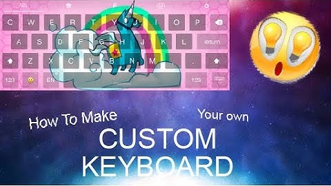 HOW TO MAKE YOUR OWN CUSTOM KEYBOARD! (on iphone/iPad/iPod touch) ( ͡° ͜ʖ ͡°)