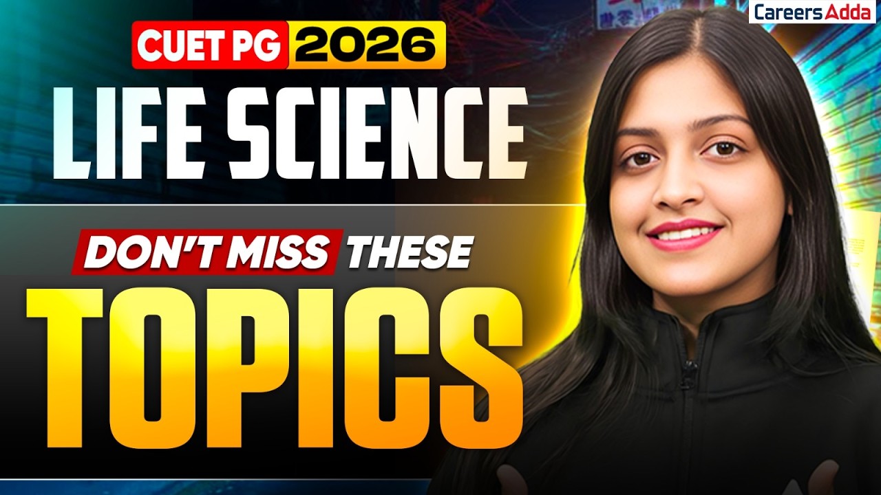 CUET PG 2026 Life Science | Must-Do Topics #cuetpg2026 #lifescience