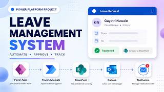 Leave Management System using Microsoft Power Apps | Power Automate | SharePoint | Full Project