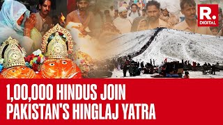 Hindu Devotees Climb Hundreds Of Stairs To Reach Volcano’s Summit During Hinglaj Yatra In Pakistan