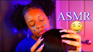 ASMR - BRAIN MELTING SCALP MASSAGE + HAIR BRUSHING ?