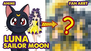 [Speed Painting] Luna - Sailor Moon Fanart from Huta Chan studio