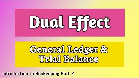 AAT Level 2: Introduction to Bookkeeping Part 2 - Accounts, Balancing Accounts & the Trial Balance
