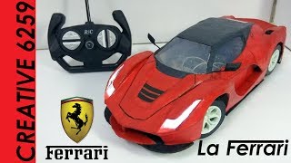 Learn how to make amazing ferrari rc toy car with dc motor at home,
out of cardboard.ferrari lafarrari super .step by step making
car.powerful ...