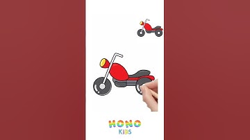 Drawing a Bike with Paper - So Realistic, It Looks 3D #drawing