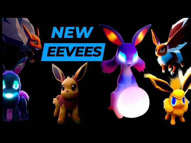 Every Eevee evolution in one awesome neon sign? Please make this Pokémon  concept a reality【Vid】