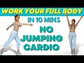 10 Minute Full Body Workout | NO JUMPING| Fat Burner | No Equipment  (Low Impact Workout)