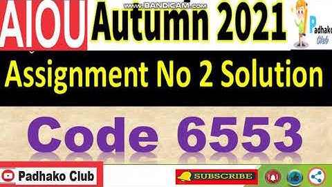 ⏩ AIOU Code 6553 Solved Assignment No.2 Autumn 2021 || Level: M.ED/MA Education