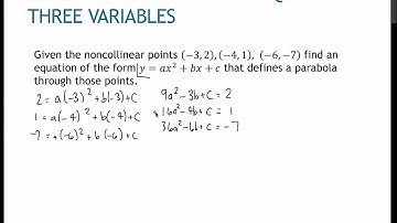 114 Modeling with Linear Equations in Three Variables (5.2)