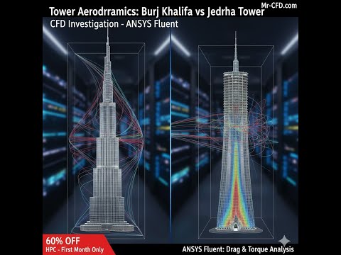 Tower Aerodynamic Behavior A Cfd Investigation Of Burj Khalifa And Jeddah Tower