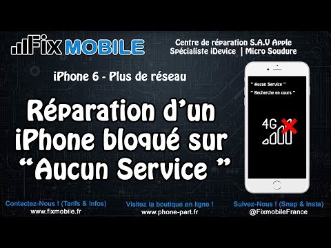 Réparation iPhone 6 bloqué sur 