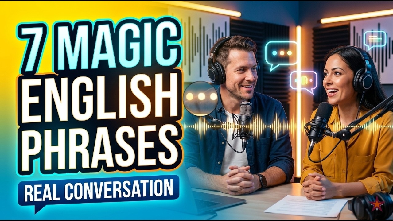 Everyday English Conversation Practice | Learn Real English with Podcast | 7 Magic English Phrases