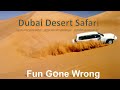 Dubai Desert Safari fun gone Wrong Crash Accident | infohowto