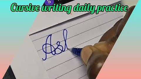 Name writing in cursive#learncursivewriting#how to write name in cursive for beginners#beginnerguide