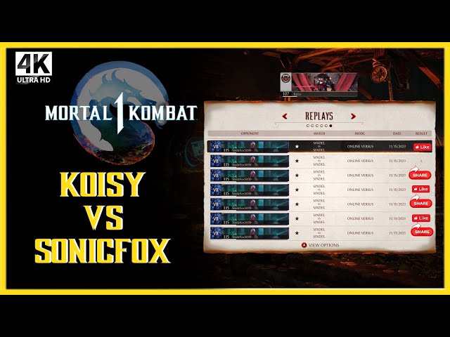 Mortal Kombat 1: SonicFox e mais pro players já mostram combos malucos