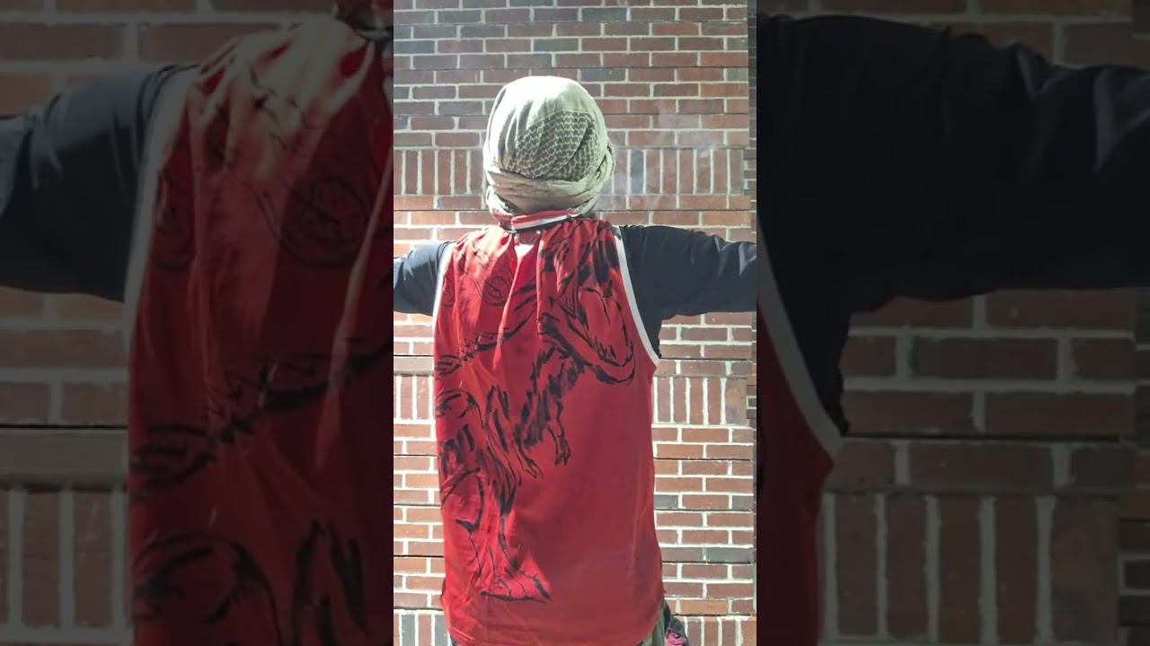 Red and Black project XTNCTN Chicago bulls jersey