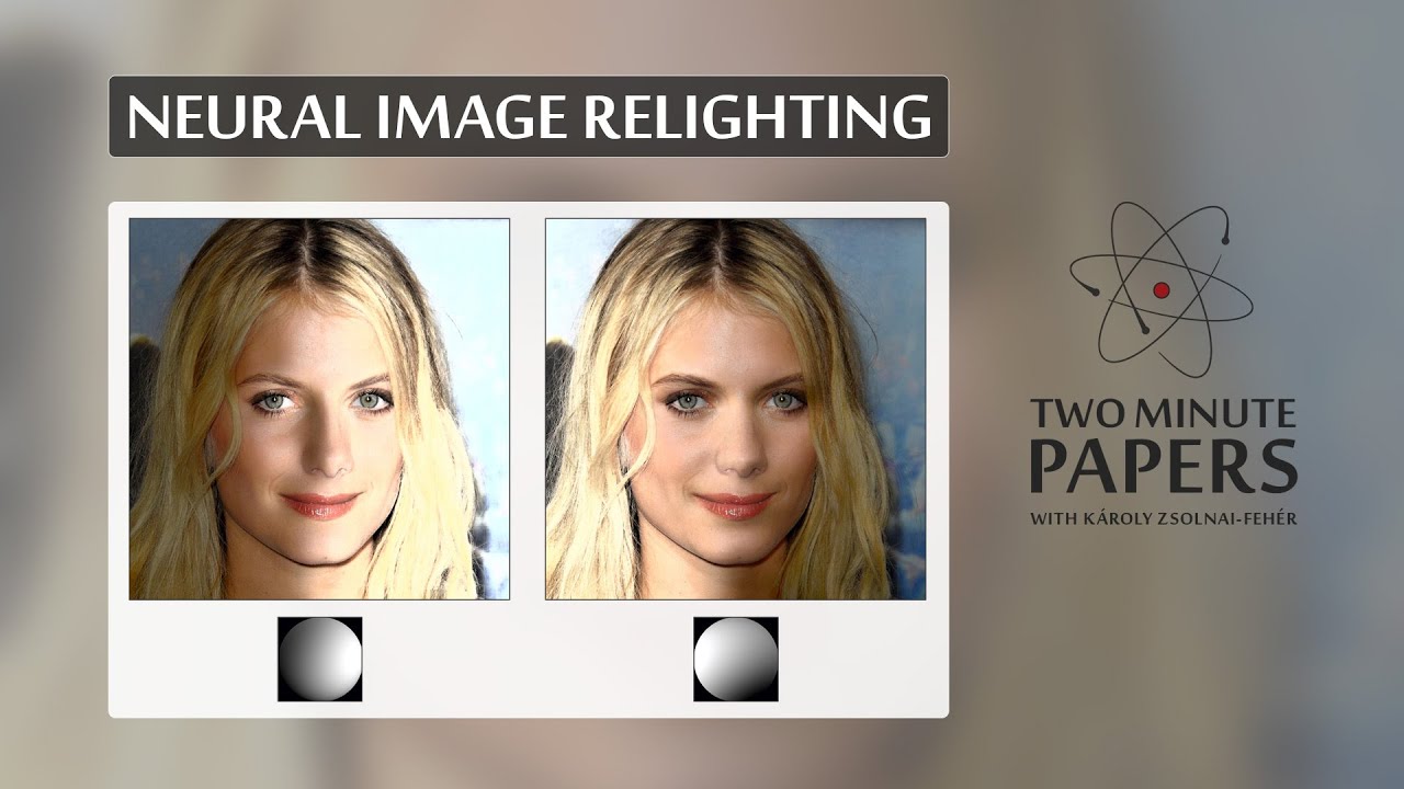 Neural Portrait Relighting is Here! - YouTube