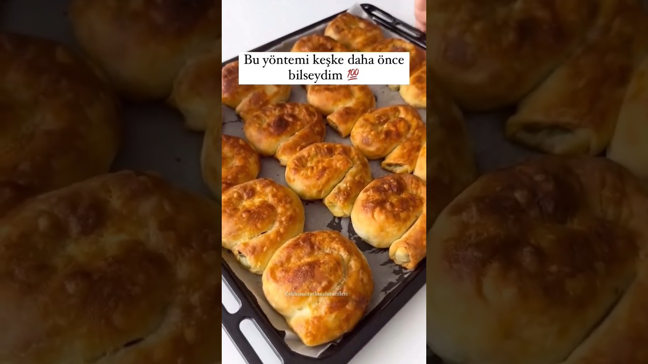 Tek açmayla bir tepsi börek 😍 VİA📸 zelihanintatlituzlutarifleri #borektarifi #börekçeşitleri #yemek Tek açmayla bir tepsi börek 😍 VİA📸 zelihanintatlituzlutarifleri #borektarifi #börekçeşitleri #yemek