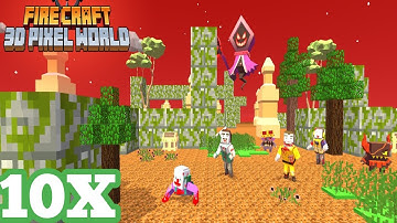 Fire Craft: 3D Pixel World Gameplay Walkthrough (Android, iOS) - Part 1