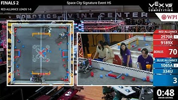 Space City : High School : High School - Final #1-2 - 2570R & 9189X vs 1065A & 334U - Auton + Driver