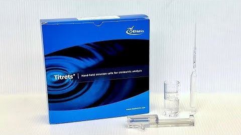 Troubleshooting CHEMetrics Titrets Ampoules