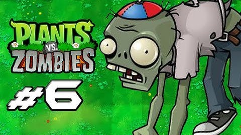 Plants Vs. Zombies - Gameplay Walkthrough Part 6 - Zamboni (World 3) (HD Let