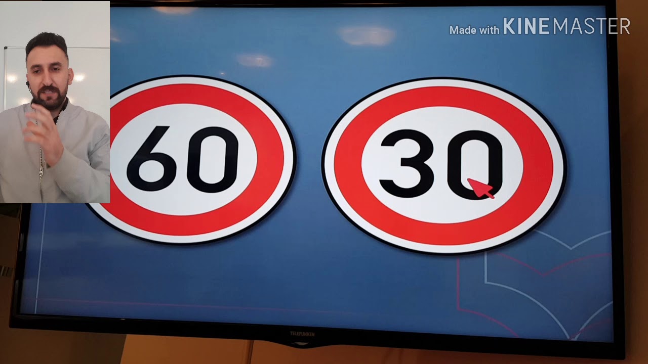 Thema Geschwindigkeit auf Kurdisch (Fahrlehrer Diyar Sito)كيفية معرفة إشارات السرعة باللغة الكردية