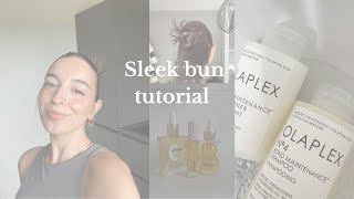 Easy Sleek bun tutorial