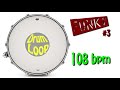 Funky Drum Loop #3 - 108 bpm