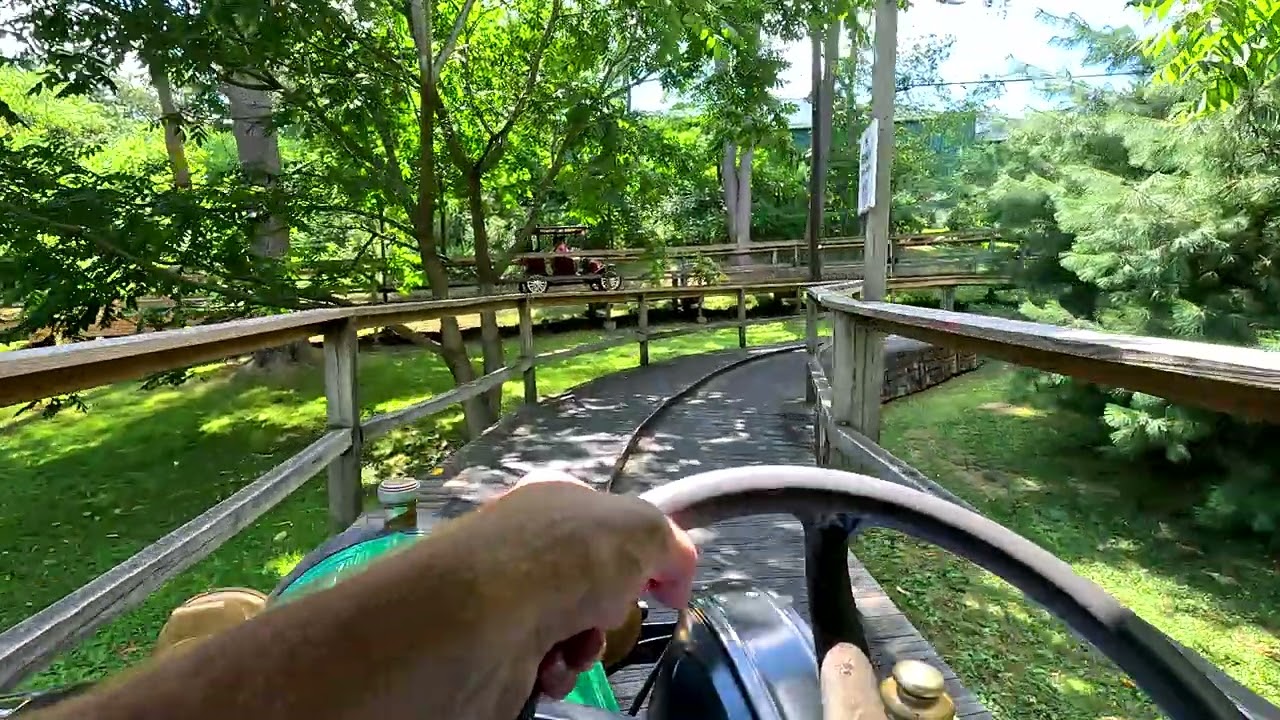 Knoebels Antique Cars drive (07/26/2024) #antiquecars #themepark #family #knoebels