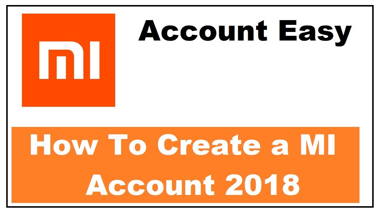 How to Create A MI Account YouTube