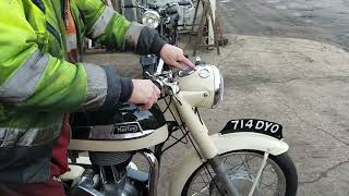 1962 Norton ES2 Slimline 500cc at Andy Tiernans #09451NRT