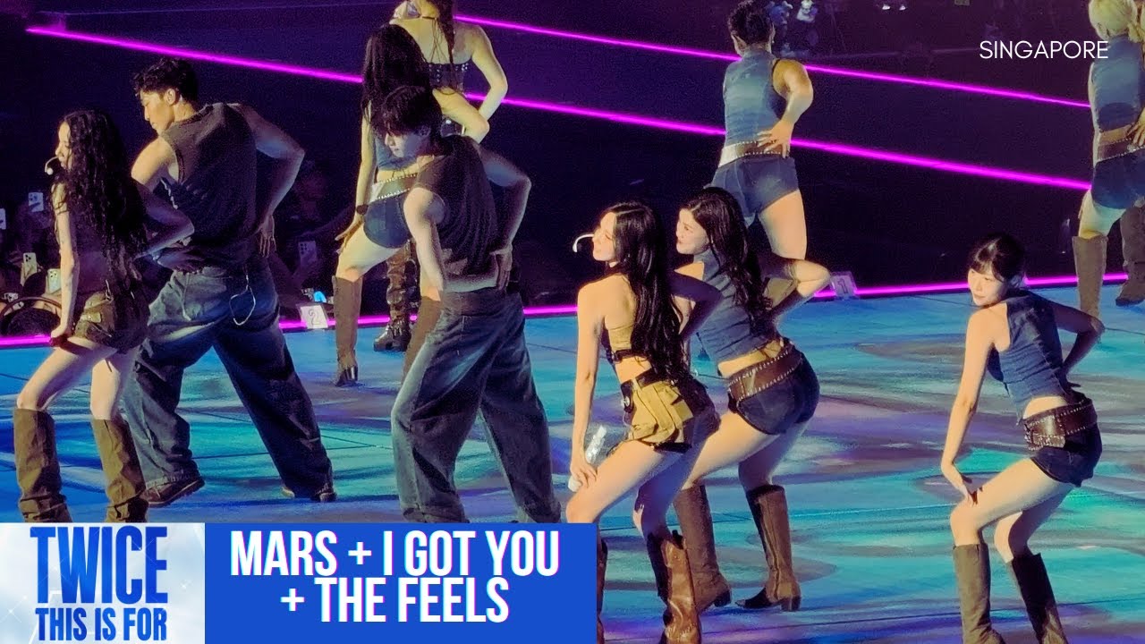 251011 TWICE 🎵 Mars + I Got You + The Feels @ THIS IS FOR Singapore - 4K Fancam 직캠