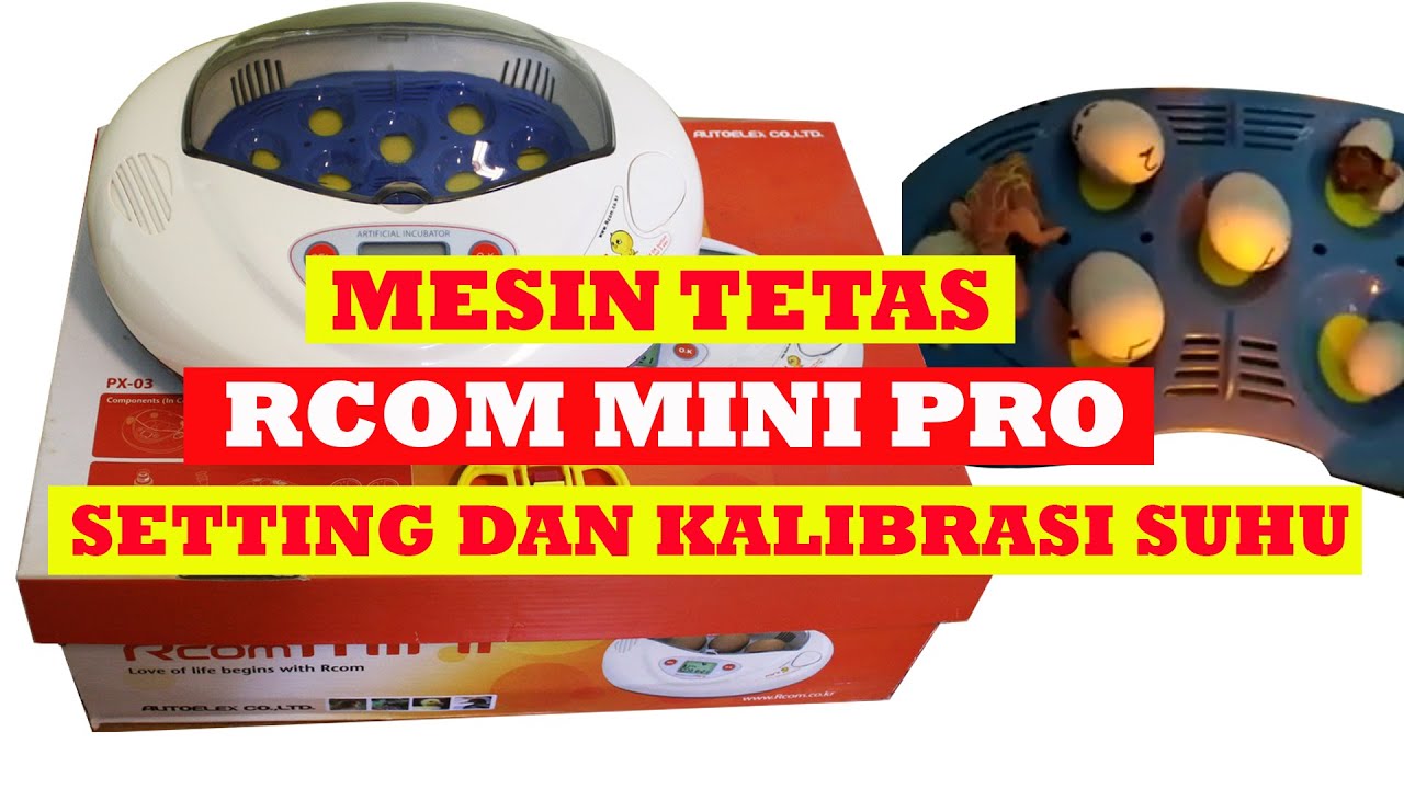 mini pro incubator automatic how to set and calibrate the