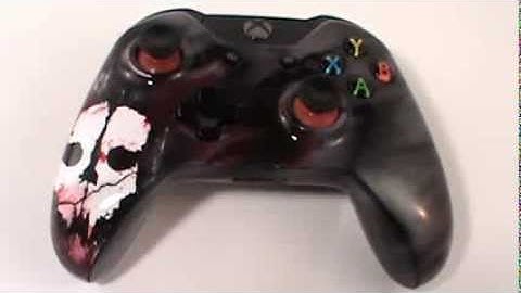 Custom XBOX ONE Controller (Bloody Ghost Camo)