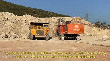 Electric Hitachi EX1800 - Euclid R85B
