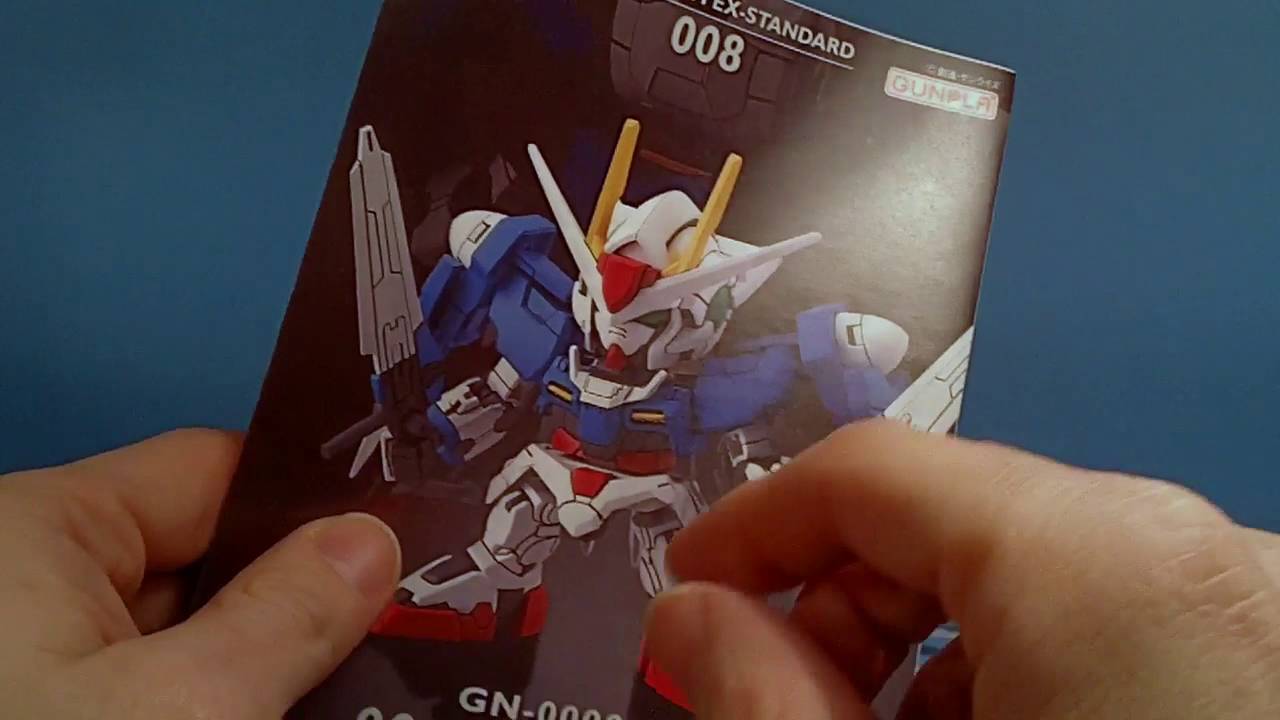 Unboxing: SD EX Standard 00 Gundam