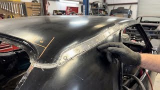 Camaro roof welded on!