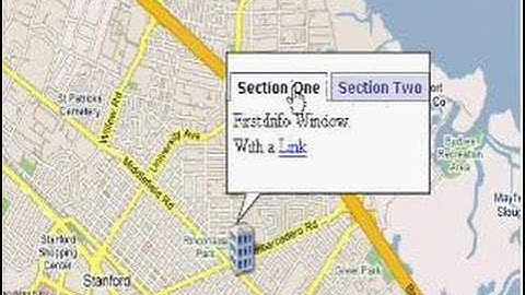 Custom Info Window with Multiple Tab for Google Maps