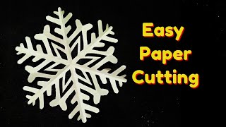Easy Paper Snowflake How To Make Paper Snowflakes Tutorial Christmas Decoration Ideas