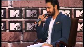 Imran Khan and VJ Anusha at MTV Power of One Youth Marketing Forum 2012