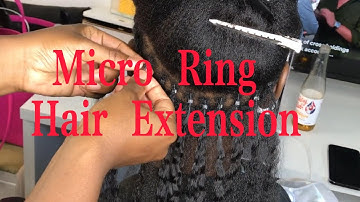 How To: Install Micro Ring/I Tip Hair Extensions ft.Ywigs