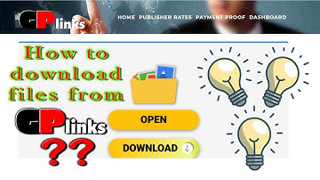 How to download files from GPlinks | English | Links from Description