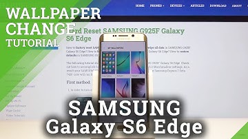 How to Change Wallpaper on Samsung Galaxy S6 Edge – Set Image