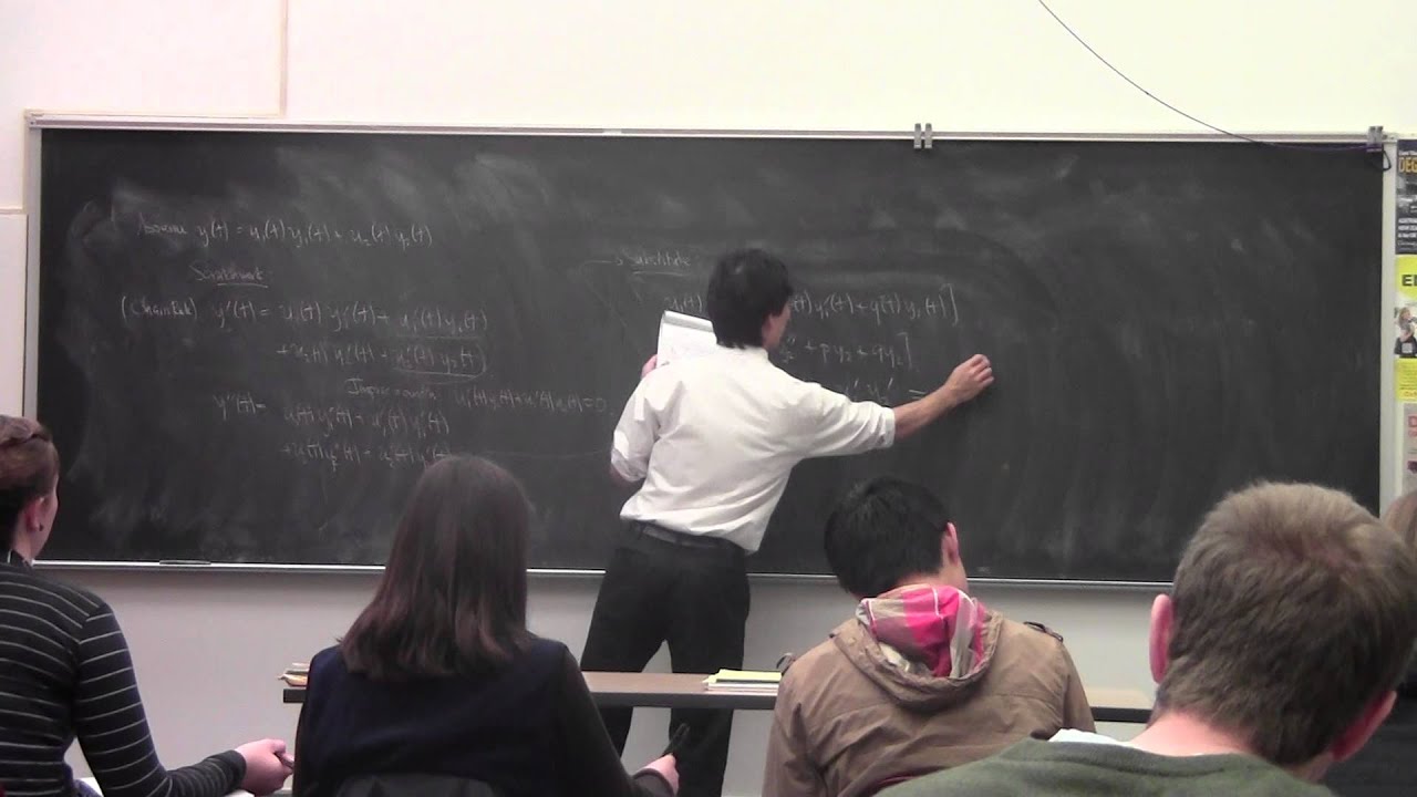 Math 111 Differential Equations Lecture 12.2 3.7.2 Variation of parameters