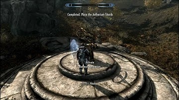 TES V: The entrance of the Aetherium Forge