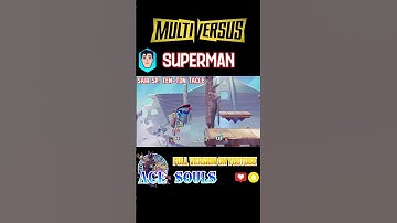 1 KO W/ ALL SUPERMAN MOVES in 1 Minute #multiversus #shorts #multiversusclips