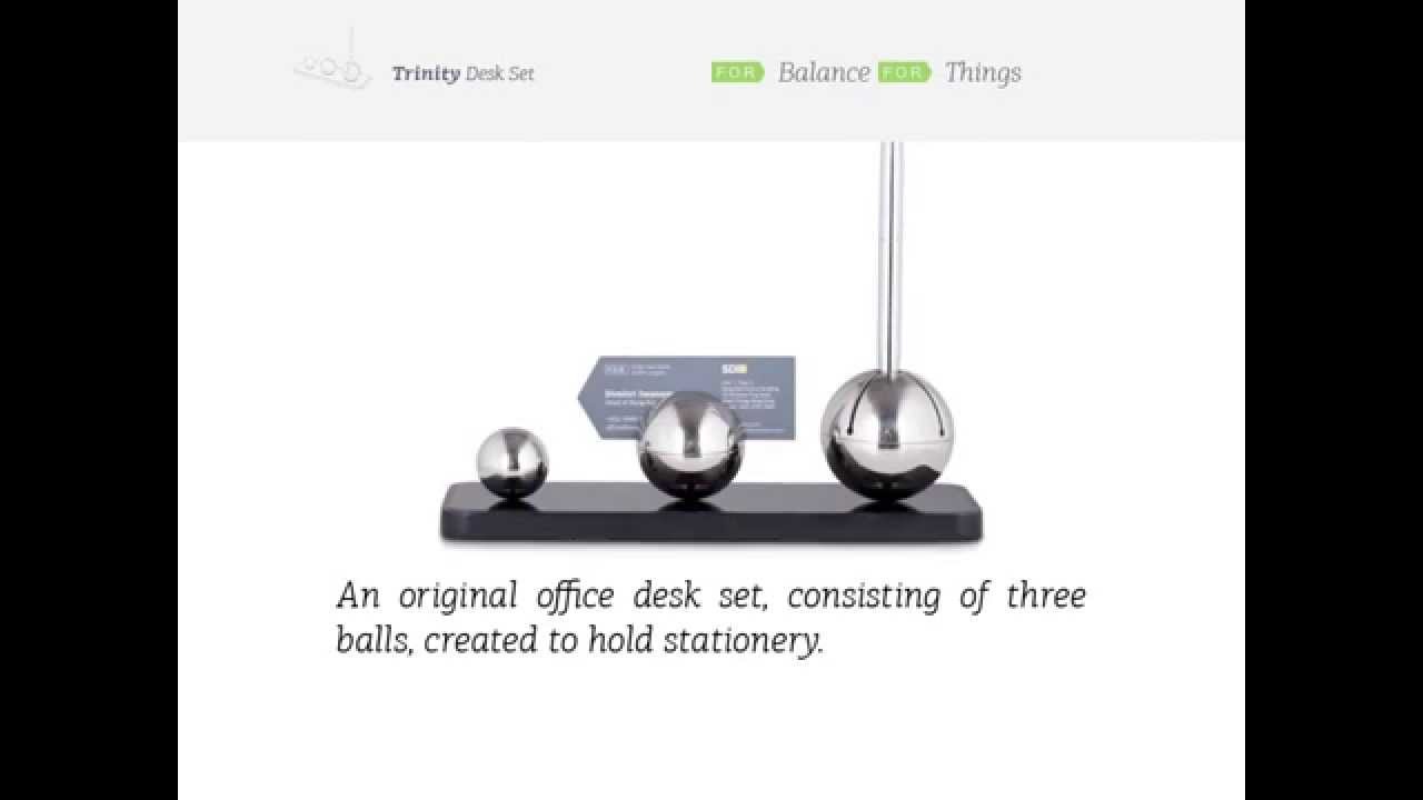 Trinity Desk Set YouTube